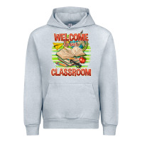 Heather Grey welcome to our classroom Urban Hoodie - texasbilliewilder