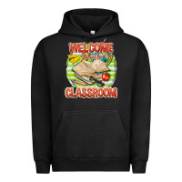 Pigment Black welcome to our classroom Urban Hoodie - texasbilliewilder