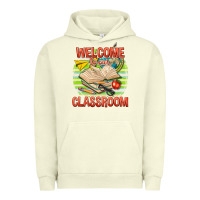 Pigment Pistachio welcome to our classroom Urban Hoodie - texasbilliewilder