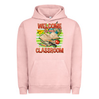 Pigment Salmon welcome to our classroom Urban Hoodie - texasbilliewilder