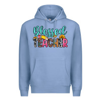 Colony Blue blessed teacher Premium Hoodie - Zillion Design Studio