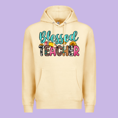 Blessed Teacher Premium Hoodie Designed By Zillion Design Studio