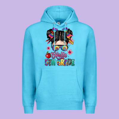 Hello Fifth Grade Premium Hoodie Designed By Texasbilliewilder