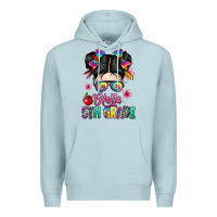 Blue Mist hello fifth grade Premium Hoodie - texasbilliewilder