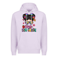 Lilac hello fifth grade Premium Hoodie - texasbilliewilder