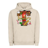 Pigment French Oak western teacher Urban Hoodie - texasbilliewilder