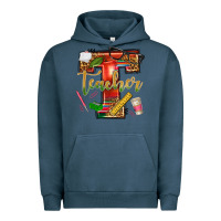 Pigment Midnight Navy western teacher Urban Hoodie - texasbilliewilder