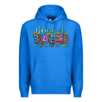 True Royal being a teacher makes my life complete Premium Hoodie - Zillion Design Studio