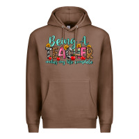 Chestnut being a teacher makes my life complete Premium Hoodie - Zillion Design Studio