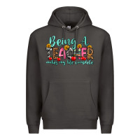 Smoke being a teacher makes my life complete Premium Hoodie - Zillion Design Studio
