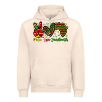 Sandshell peace love juneteenth Urban Hoodie - Zillion Design Studio