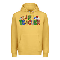 Antique Gold art teacher Premium Hoodie - Zillion Design Studio