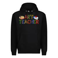 Black art teacher Premium Hoodie - Zillion Design Studio