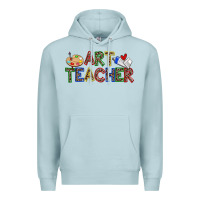 Blue Mist art teacher Premium Hoodie - Zillion Design Studio