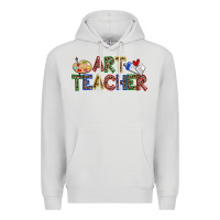 Dove Grey art teacher Premium Hoodie - Zillion Design Studio