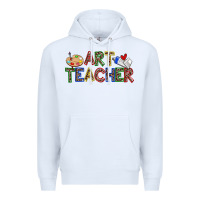 White art teacher Premium Hoodie - Zillion Design Studio