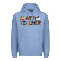 Colony Blue art teacher Premium Hoodie - Zillion Design Studio