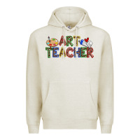 Oatmeal Heather art teacher Premium Hoodie - Zillion Design Studio