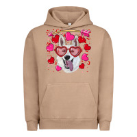 Pigment Burro valentine's day  white shepherd Urban Hoodie - RanaPortraitStore