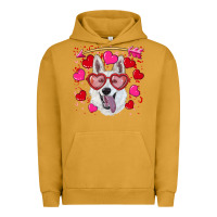Pigment Peanut Butter valentine's day  white shepherd Urban Hoodie - RanaPortraitStore