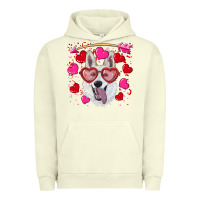 Pigment Pistachio valentine's day  white shepherd Urban Hoodie - RanaPortraitStore