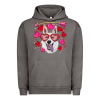 Pigment Tornado valentine's day  white shepherd Urban Hoodie - RanaPortraitStore