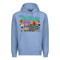 Colony Blue teaching my tribe Premium Hoodie - Zillion Design Studio