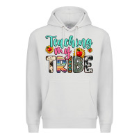 Dove Grey teaching my tribe Premium Hoodie - Zillion Design Studio