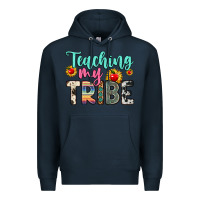 Navy teaching my tribe Premium Hoodie - Zillion Design Studio