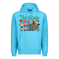 Ocean Blue teaching my tribe Premium Hoodie - Zillion Design Studio