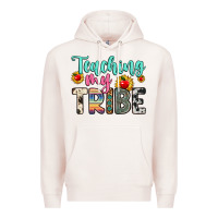 Pale Pink teaching my tribe Premium Hoodie - Zillion Design Studio
