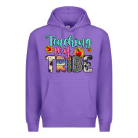 Purple teaching my tribe Premium Hoodie - Zillion Design Studio