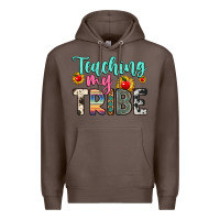 Coffee teaching my tribe Premium Hoodie - Zillion Design Studio