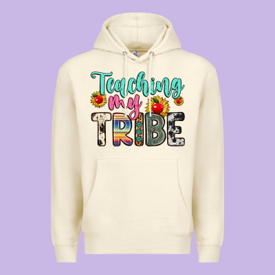 Teaching My Tribe Premium Hoodie Designed By Zillion Design Studio