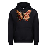 Black melanin  butterfly Urban Hoodie - Zillion Design Studio