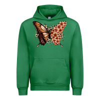 Emerald melanin  butterfly Urban Hoodie - Zillion Design Studio