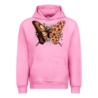Fuchsia Pink melanin  butterfly Urban Hoodie - Zillion Design Studio