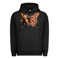 Pigment Black melanin  butterfly Urban Hoodie - Zillion Design Studio