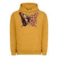 Pigment Peanut Butter melanin  butterfly Urban Hoodie - Zillion Design Studio