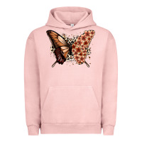 Pigment Salmon melanin  butterfly Urban Hoodie - Zillion Design Studio