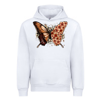 White melanin  butterfly Urban Hoodie - Zillion Design Studio