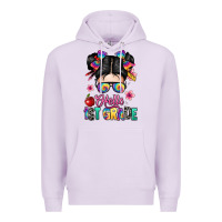 Lilac hello first grade Premium Hoodie - texasbilliewilder
