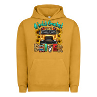Pigment Peanut Butter worlds greatest school bus driver Urban Hoodie - texasbilliewilder