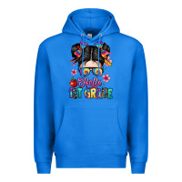True Royal hello first grade Premium Hoodie - texasbilliewilder