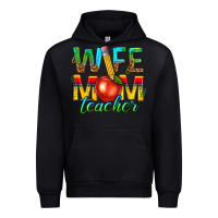 Black wife mom teacher Urban Hoodie - texasbilliewilder
