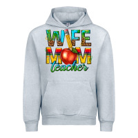 Heather Grey wife mom teacher Urban Hoodie - texasbilliewilder
