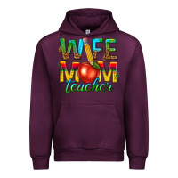 Mauve Wine wife mom teacher Urban Hoodie - texasbilliewilder
