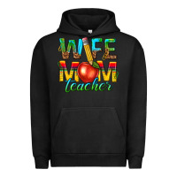 Pigment Black wife mom teacher Urban Hoodie - texasbilliewilder