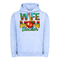 Pigment Grape Ice wife mom teacher Urban Hoodie - texasbilliewilder