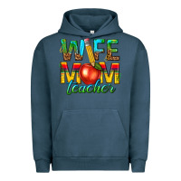Pigment Midnight Navy wife mom teacher Urban Hoodie - texasbilliewilder